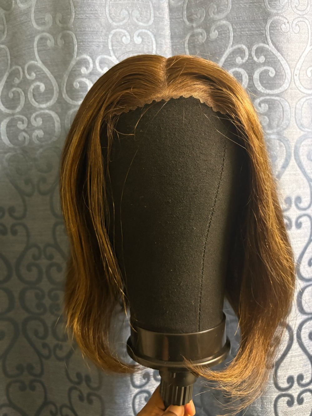 Women’s Chestnut Brown Lace Front Wig - Stylish Medium Length